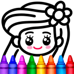 Kids Drawing Games Coloring Mod Apk Unlimited Money 3.7